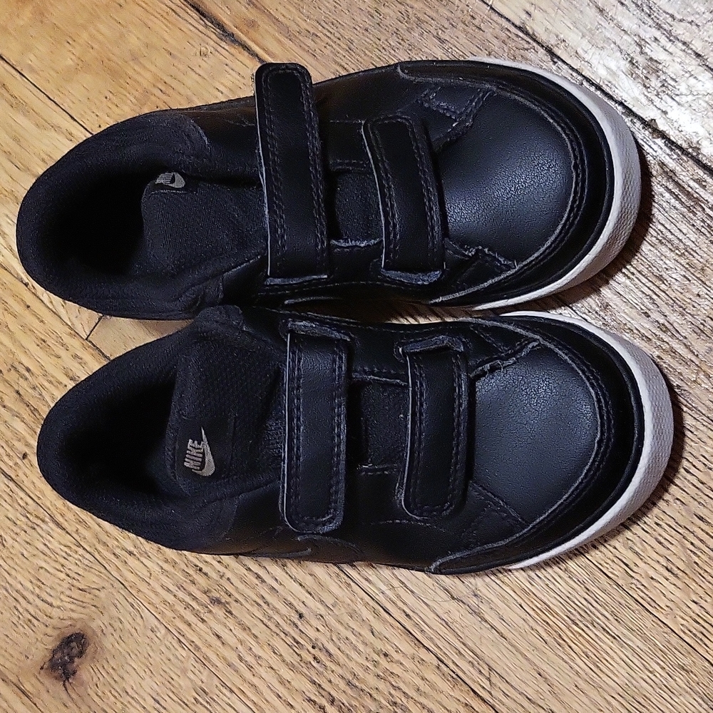 Black Velcro Double Strap Nikes